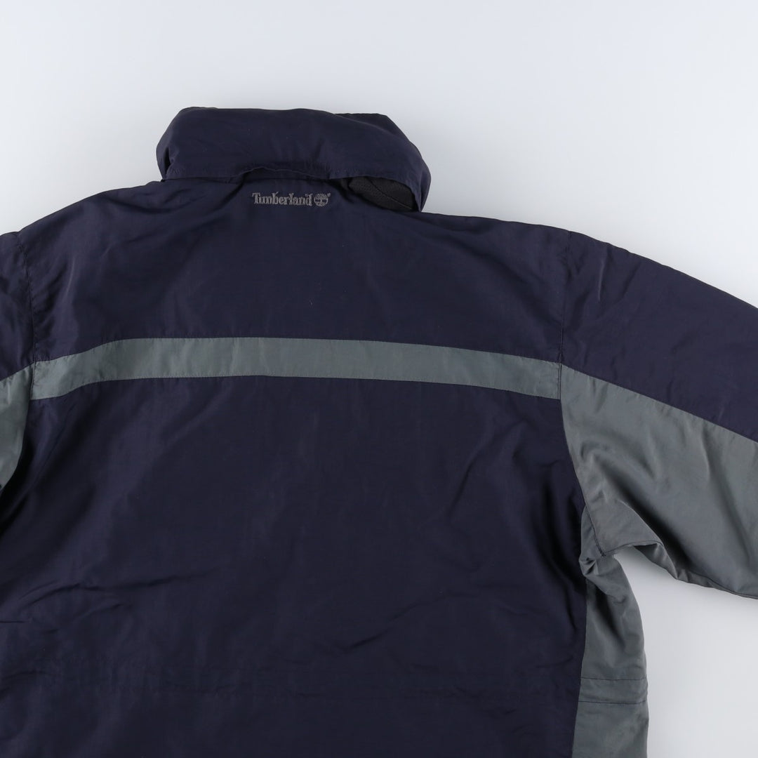 00'S Timberland nylon jacket, men's size XL Nylon navy blue type Vintage Second Hand