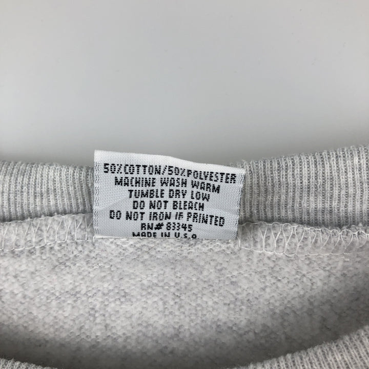 Vintage 90'S TEASE Teddy Bear Pattern Print Sweatshirt, Made in USA, Women's Size XL cotton gray type Vintage Second Hand