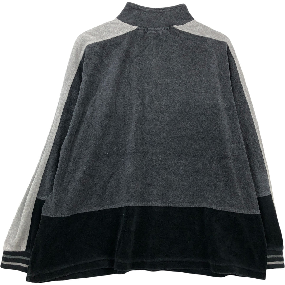 ERIKA Half-Zip Sweatshirt, Made in Russia, Men's Size XL cotton gray type Vintage Second Hand
