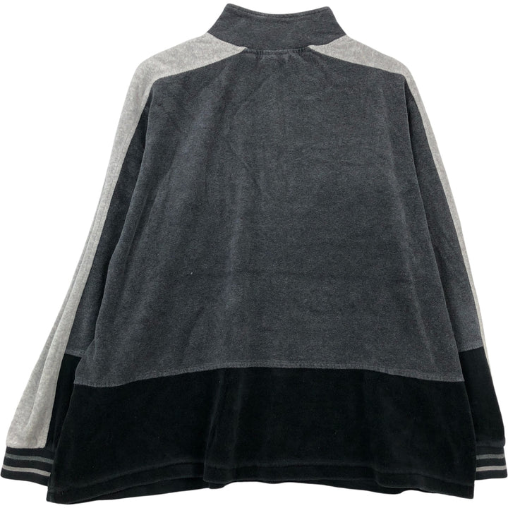 ERIKA Half-Zip Sweatshirt, Made in Russia, Men's Size XL cotton gray type Vintage Second Hand