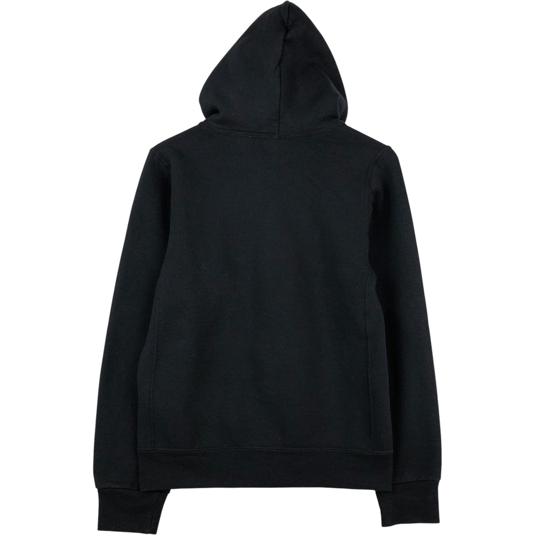 90s-00'S Russell full-zip sweatshirt, women's size S cotton black type Vintage Second Hand