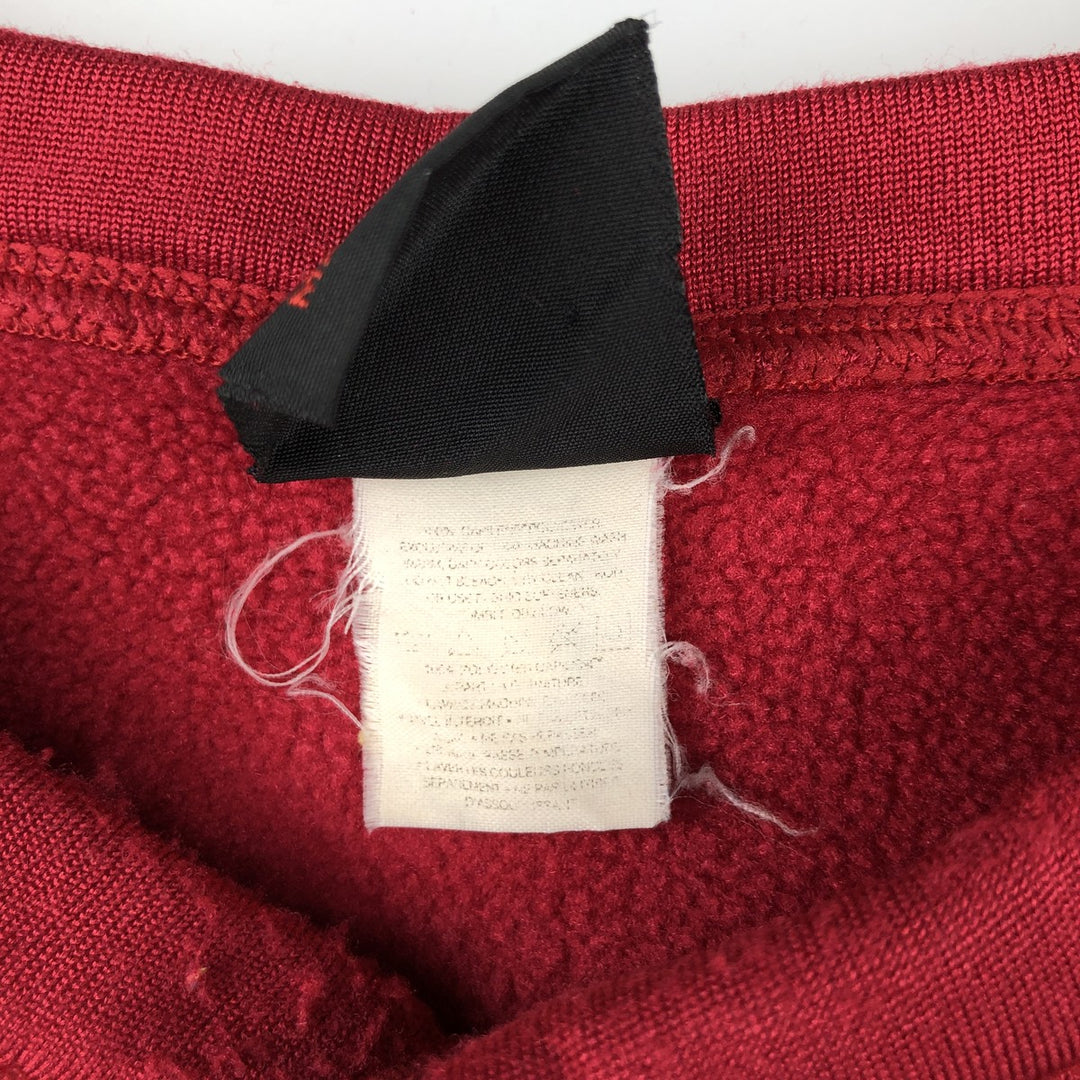 90s~ Patagonia CAPILENE Henley Fleece Pullover, Made in USA, Women's Size L unclear red type Vintage Second Hand