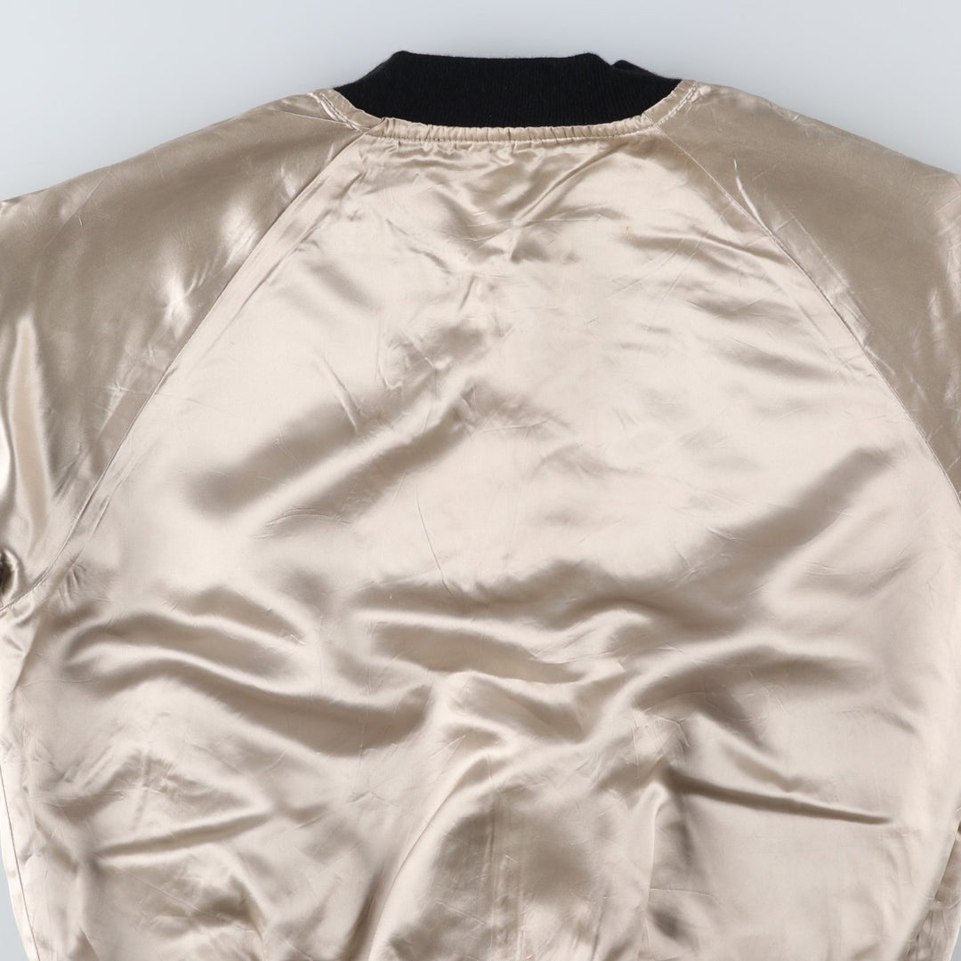 AAARDVARK'S Reversible Nylon Blouson, Made in USA, Men's Size L unclear black type Vintage Second Hand