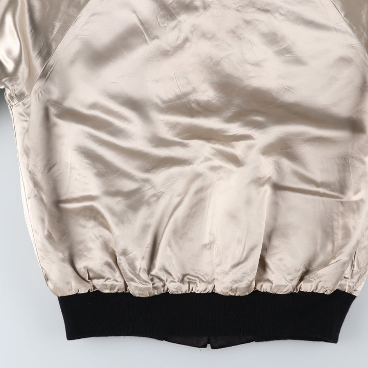 AAARDVARK'S Reversible Nylon Blouson, Made in USA, Men's Size L unclear black type Vintage Second Hand