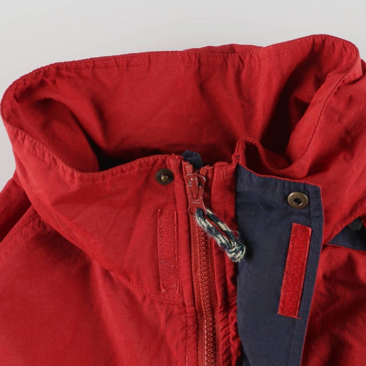 Vintage 90'S Timberland WEATHERGEAR nylon jacket, men's size L Nylon red type Vintage Second Hand