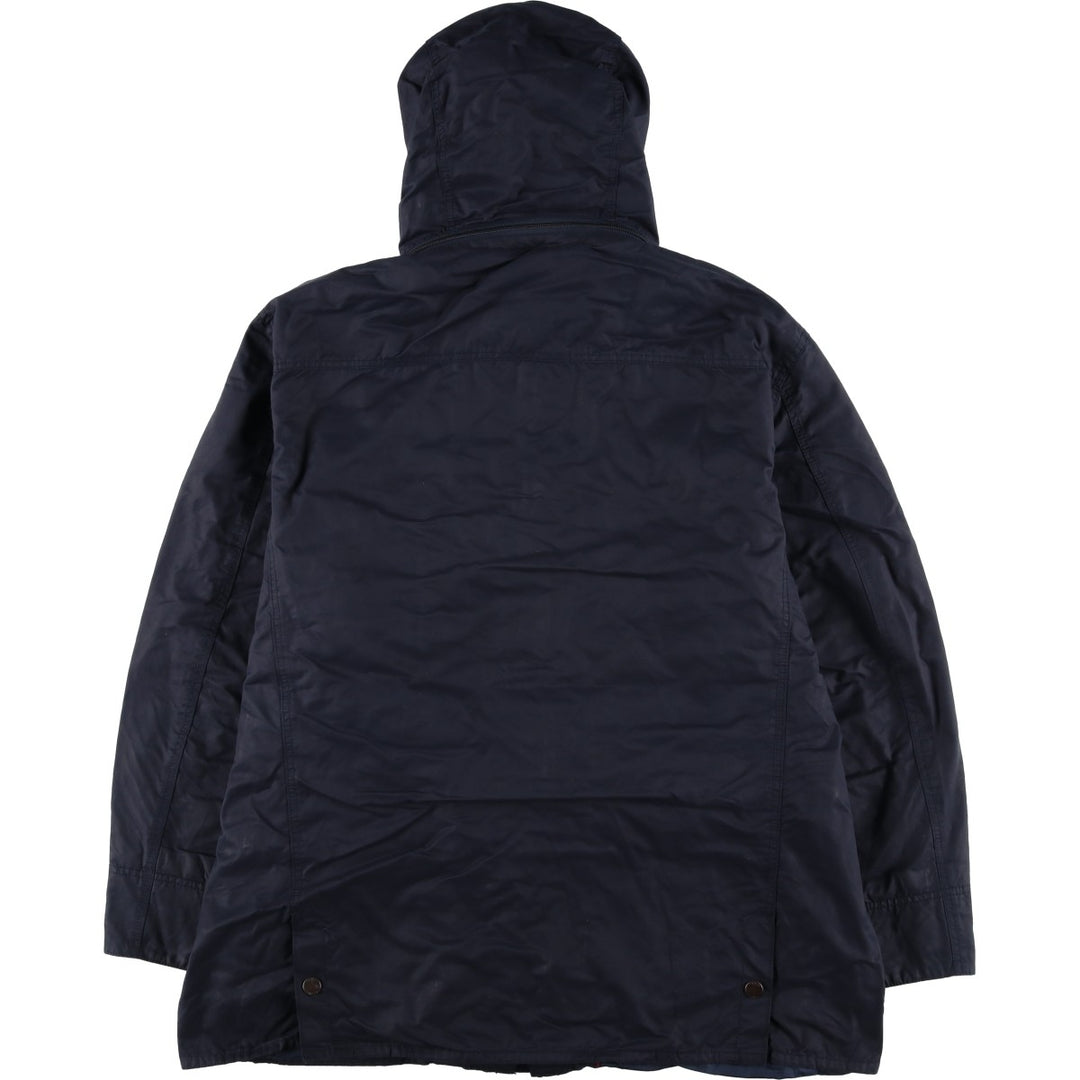 90s-00'S Orvis Cotton and Nylon Parka, Men's Size XL, Vintage cotton navy blue type Vintage Second Hand