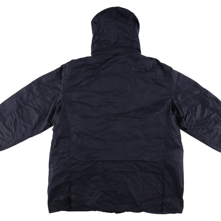 90s-00'S Orvis Cotton and Nylon Parka, Men's Size XL, Vintage cotton navy blue type Vintage Second Hand