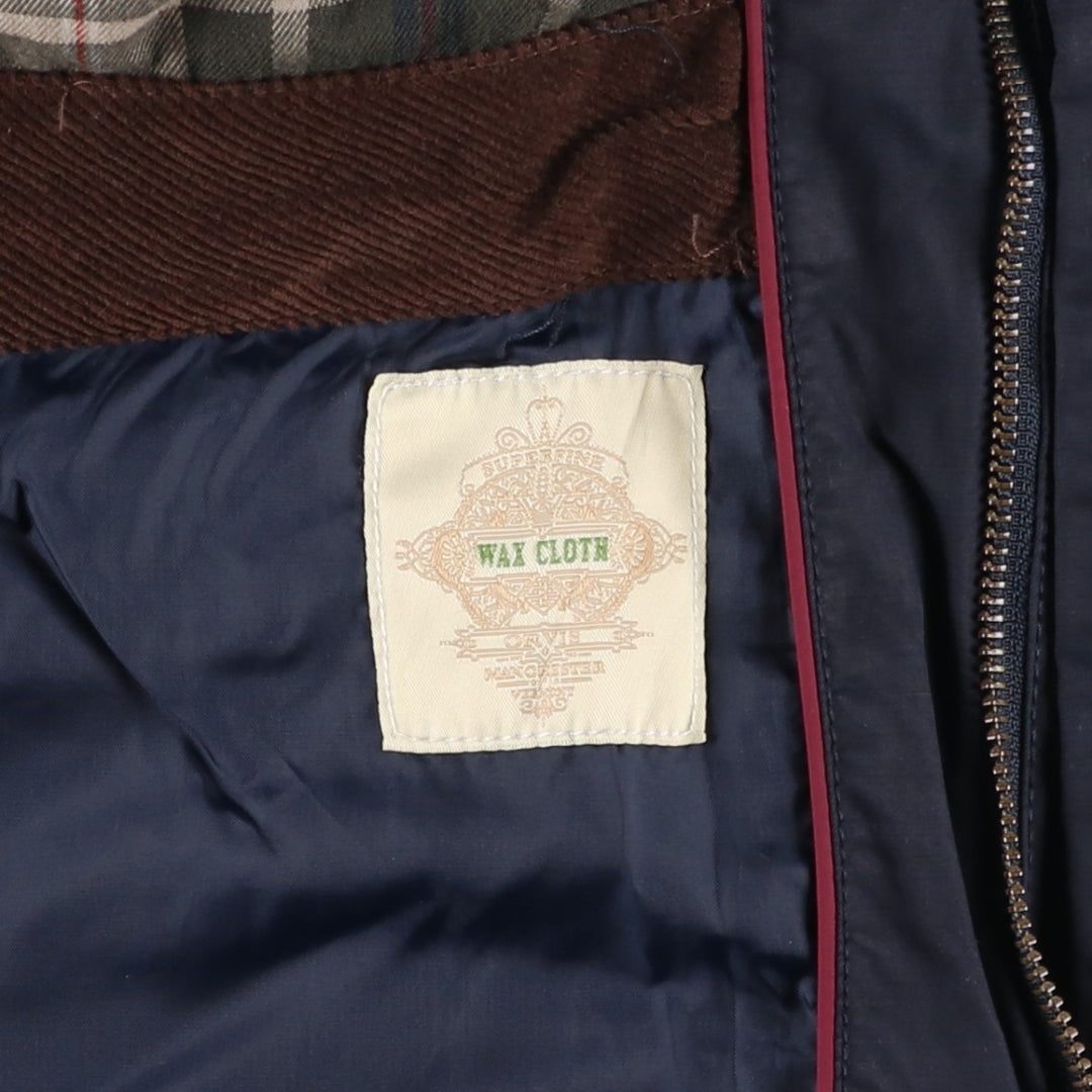 90s-00'S Orvis Cotton and Nylon Parka, Men's Size XL, Vintage cotton navy blue type Vintage Second Hand