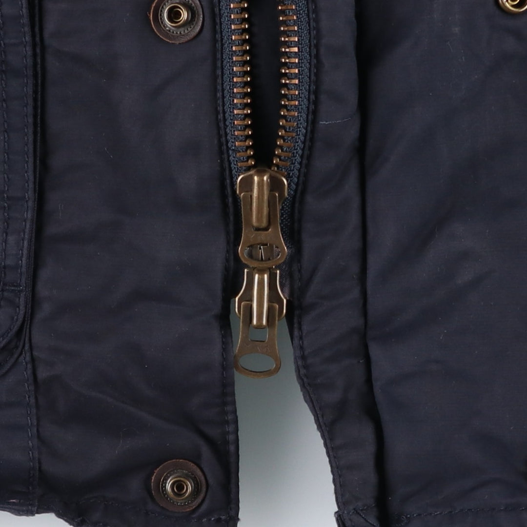 90s-00'S Orvis Cotton and Nylon Parka, Men's Size XL, Vintage cotton navy blue type Vintage Second Hand