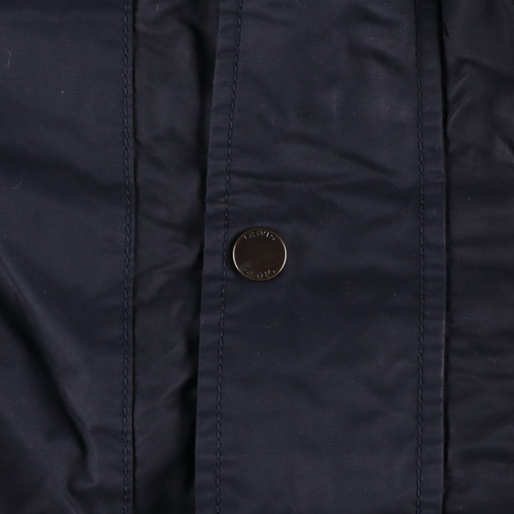 90s-00'S Orvis Cotton and Nylon Parka, Men's Size XL, Vintage cotton navy blue type Vintage Second Hand