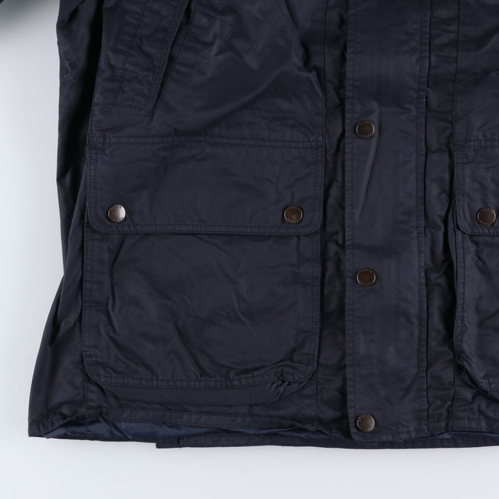 90s-00'S Orvis Cotton and Nylon Parka, Men's Size XL, Vintage cotton navy blue type Vintage Second Hand