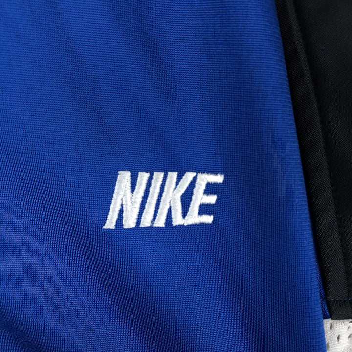 90'S Nike Silver Tag Back Logo Jersey Track Jacket Men's XL polyester blue type Vintage Second Hand