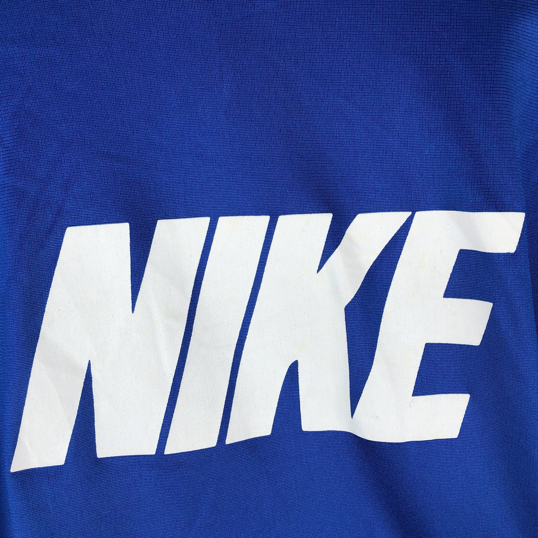 90'S Nike Silver Tag Back Logo Jersey Track Jacket Men's XL polyester blue type Vintage Second Hand