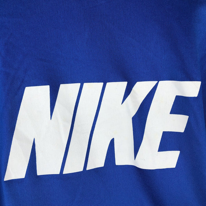 90'S Nike Silver Tag Back Logo Jersey Track Jacket Men's XL polyester blue type Vintage Second Hand