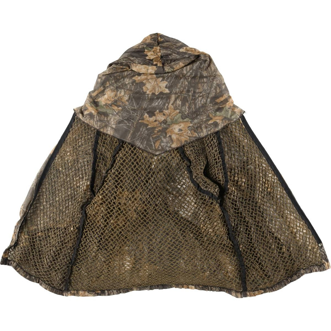 90'S Shannon's Bug Tamer Realtree Camo Hooded Bug Jacket Mosquito Parka Made in USA polyester Beige type Vintage Second Hand