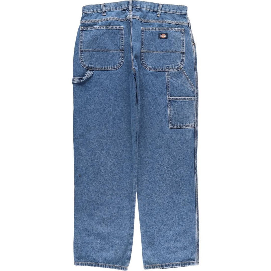 Dickies denim painter pants for men, equivalent to w36 cotton blue type Vintage Second Hand
