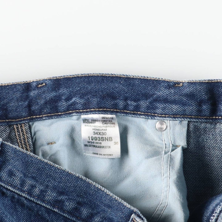 Dickies denim painter pants for men, equivalent to W35 cotton blue type Vintage Second Hand