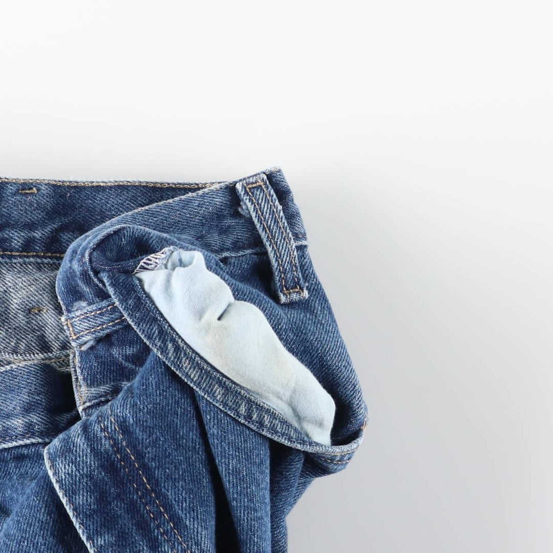 Dickies denim painter pants for men, equivalent to W35 cotton blue type Vintage Second Hand