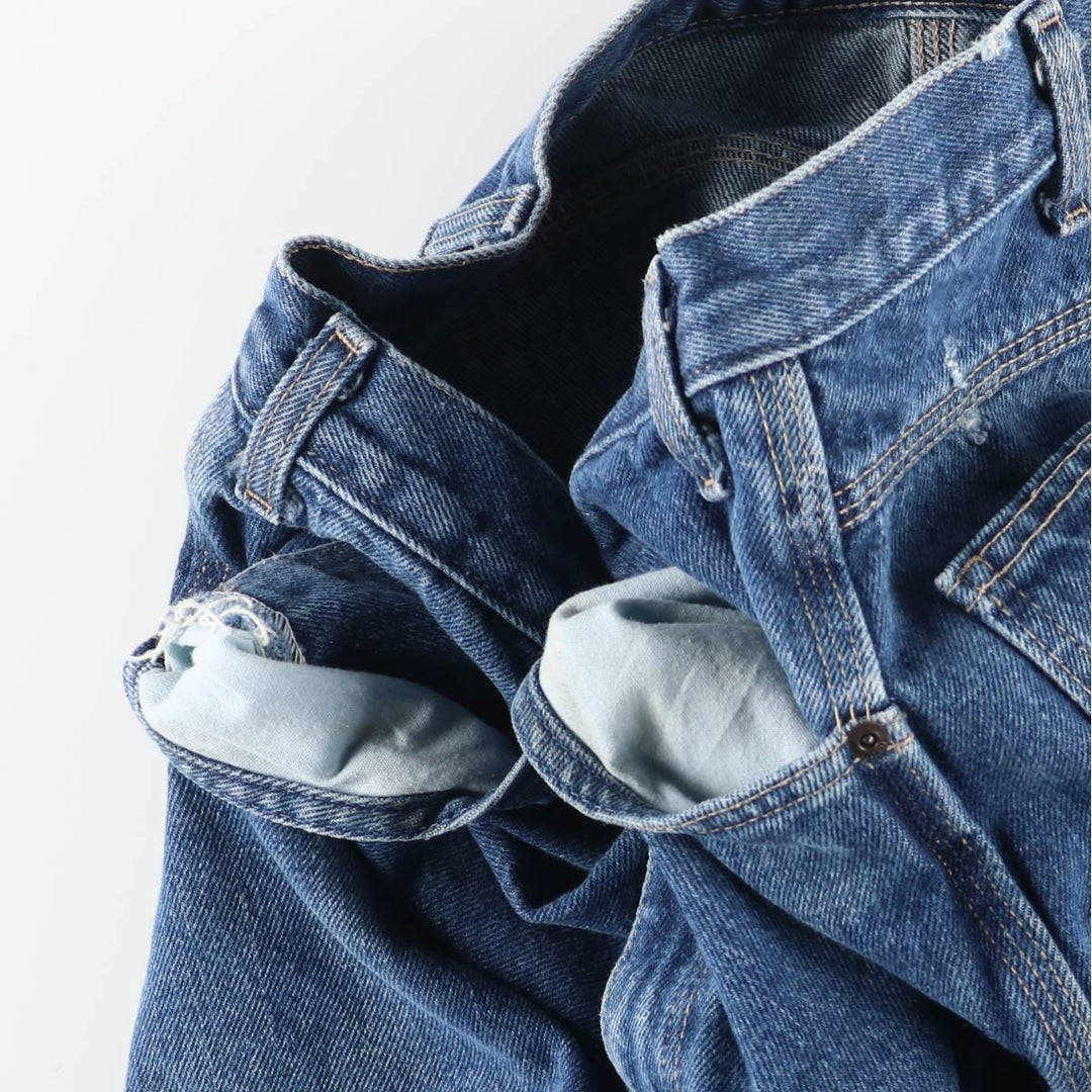 Dickies denim painter pants for men, equivalent to W35 cotton blue type Vintage Second Hand