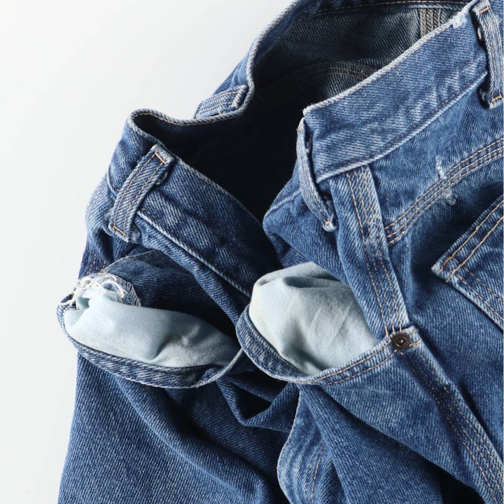 Dickies denim painter pants for men, equivalent to W35 cotton blue type Vintage Second Hand