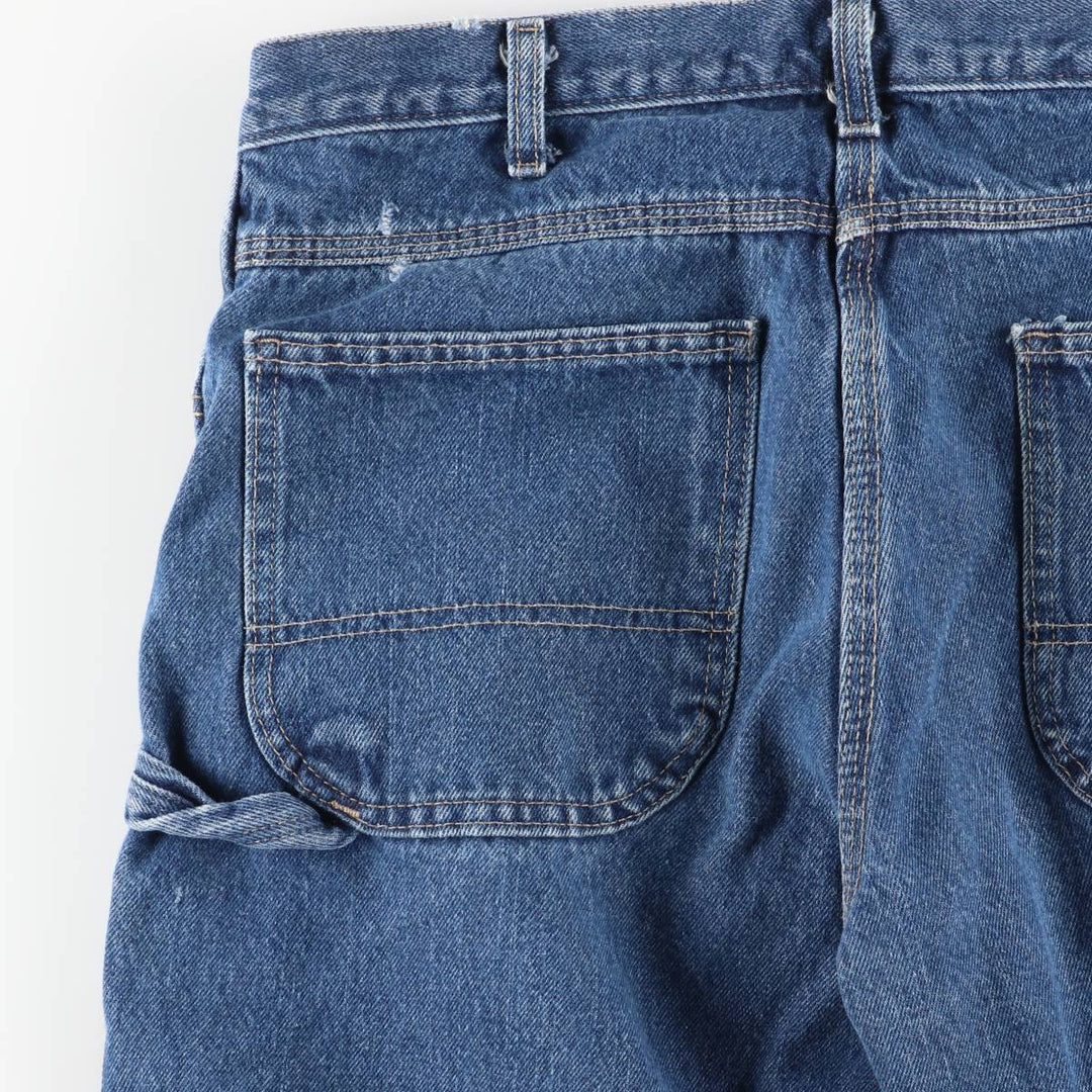Dickies denim painter pants for men, equivalent to W35 cotton blue type Vintage Second Hand
