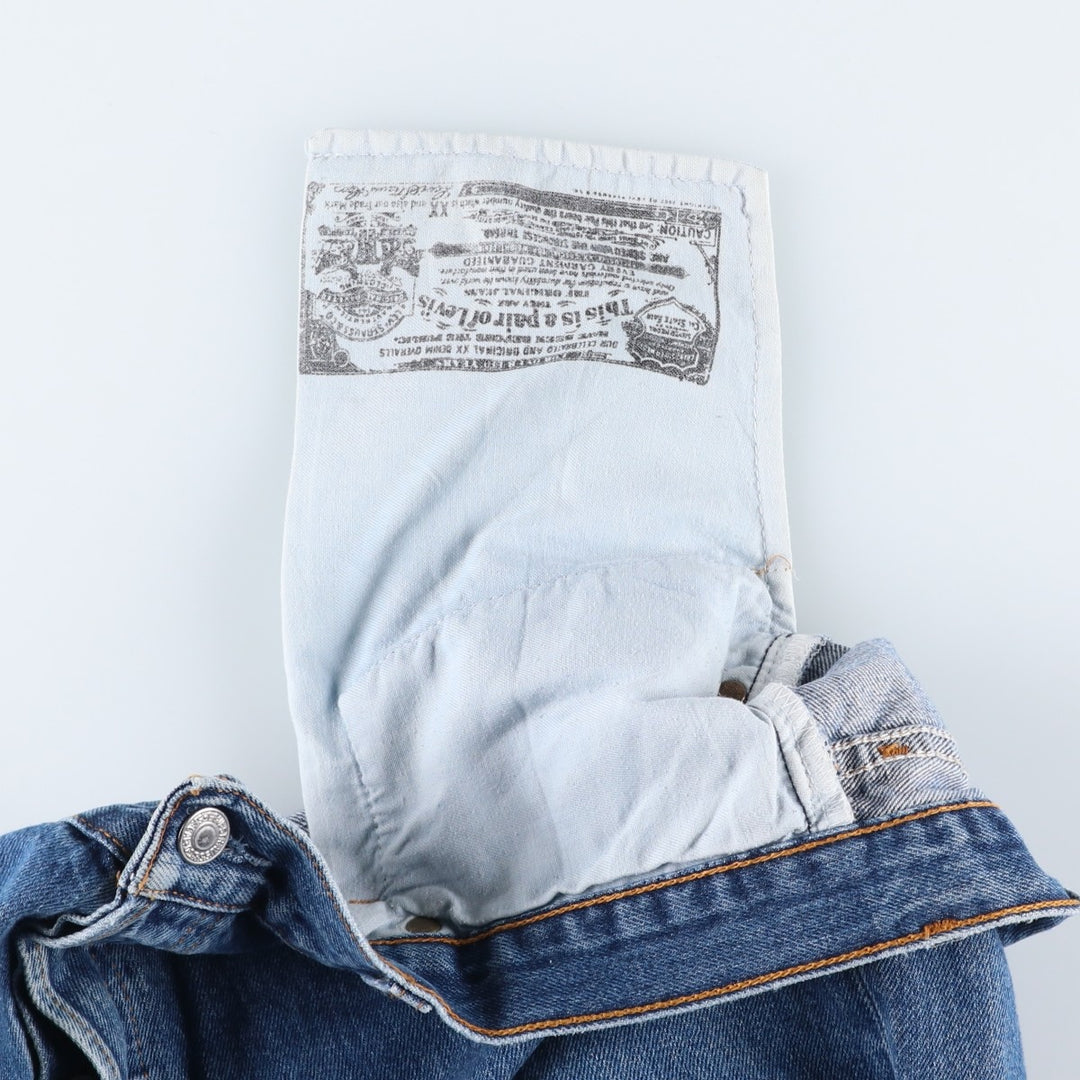 Levi's 501 Euro Model Straight Denim Pants Men's W36 cotton blue type Vintage Second Hand
