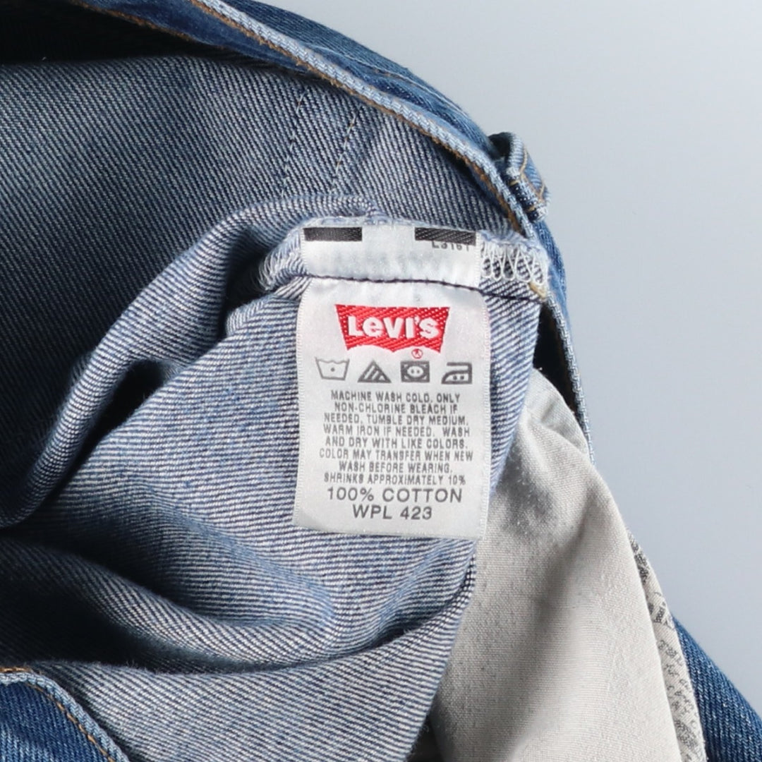 2000'S Levi's 501 Straight Leg Button-Fly Denim Pants, Men's, Size W29 cotton blue type Vintage Second Hand