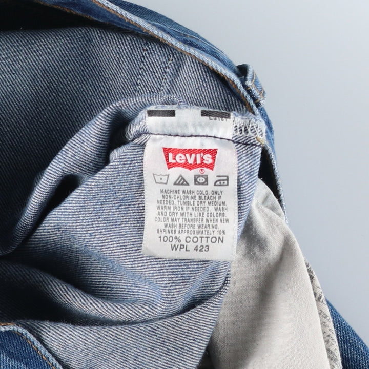 2000'S Levi's 501 Straight Leg Button-Fly Denim Pants, Men's, Size W29 cotton blue type Vintage Second Hand