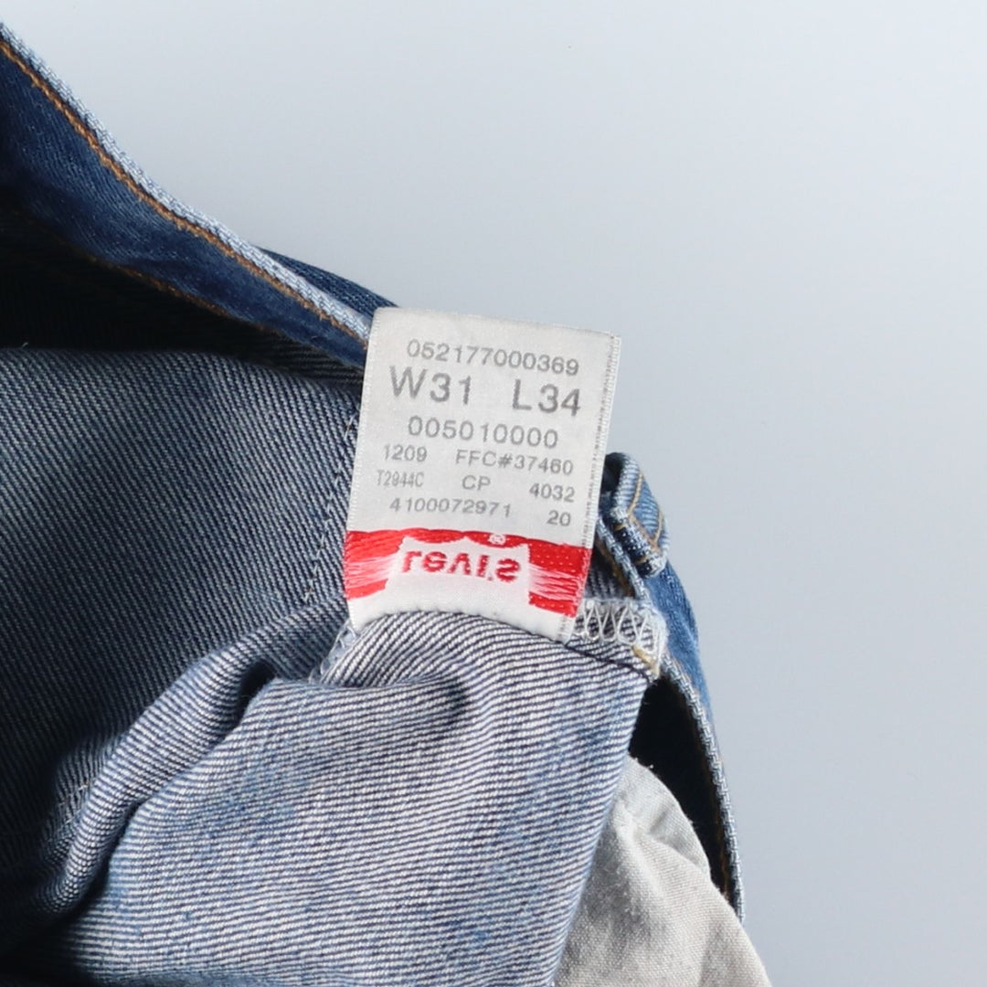2000'S Levi's 501 Straight Leg Button-Fly Denim Pants, Men's, Size W29 cotton blue type Vintage Second Hand