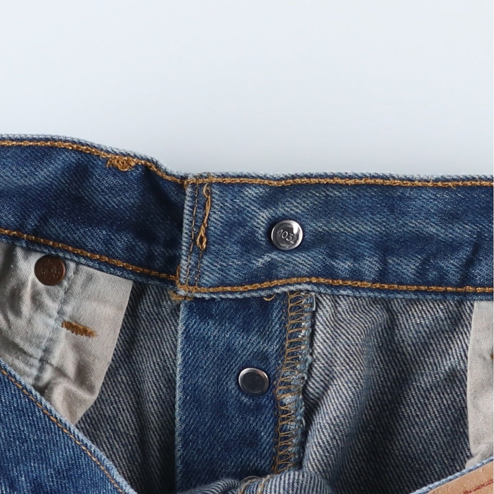 2000'S Levi's 501 Straight Leg Button-Fly Denim Pants, Men's, Size W29 cotton blue type Vintage Second Hand