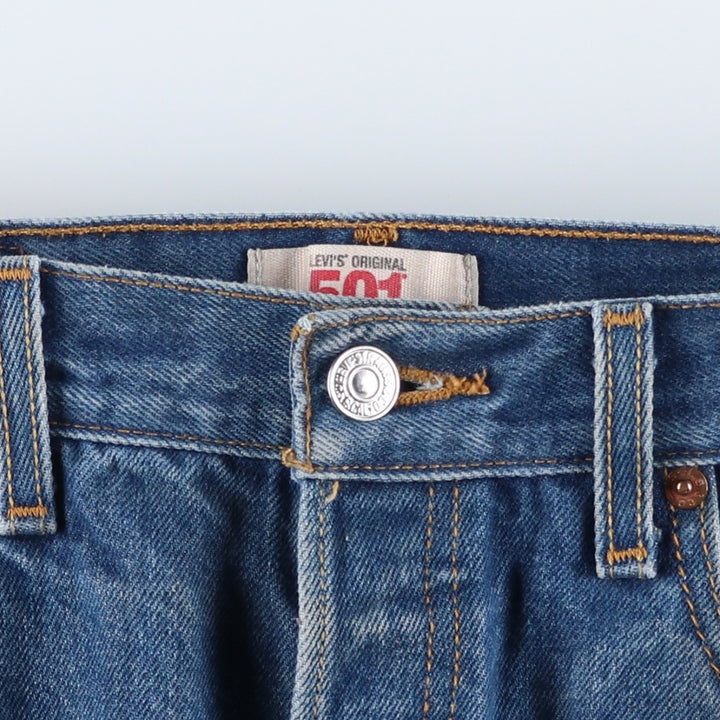 2000'S Levi's 501 Straight Leg Button-Fly Denim Pants, Men's, Size W29 cotton blue type Vintage Second Hand