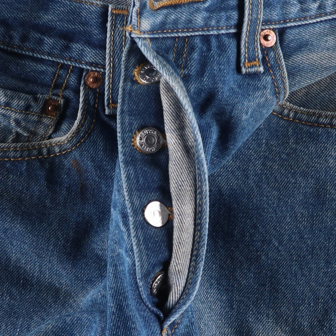 2000'S Levi's 501 Straight Leg Button-Fly Denim Pants, Men's, Size W29 cotton blue type Vintage Second Hand