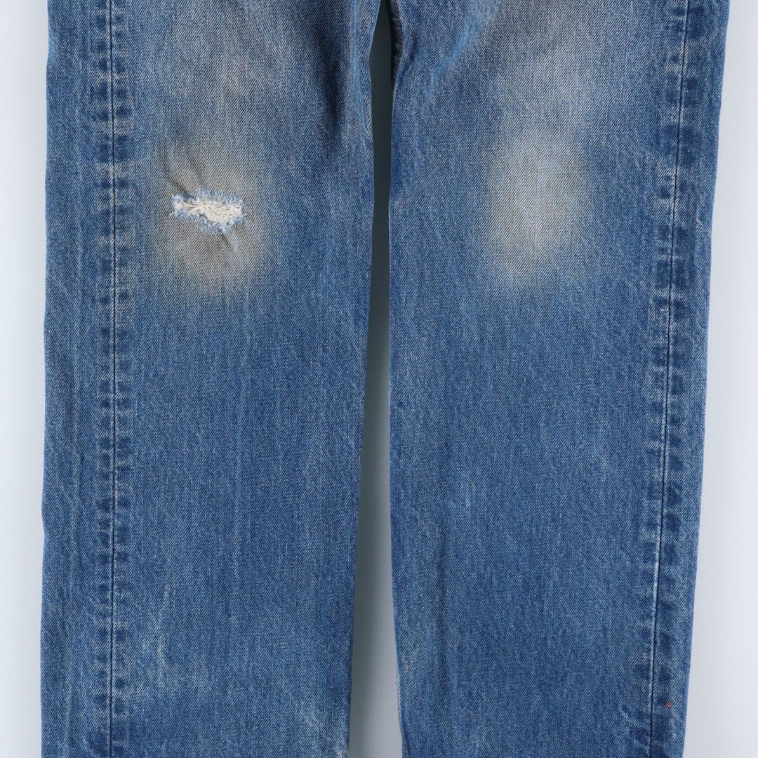 2000'S Levi's 501 Straight Leg Button-Fly Denim Pants, Men's, Size W29 cotton blue type Vintage Second Hand