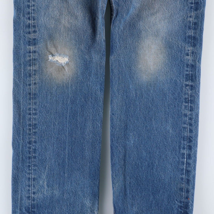 2000'S Levi's 501 Straight Leg Button-Fly Denim Pants, Men's, Size W29 cotton blue type Vintage Second Hand