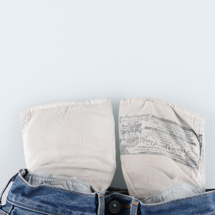 2000'S Levi's 501 Straight Leg Button-Fly Denim Pants, Men's, Size W29 cotton blue type Vintage Second Hand