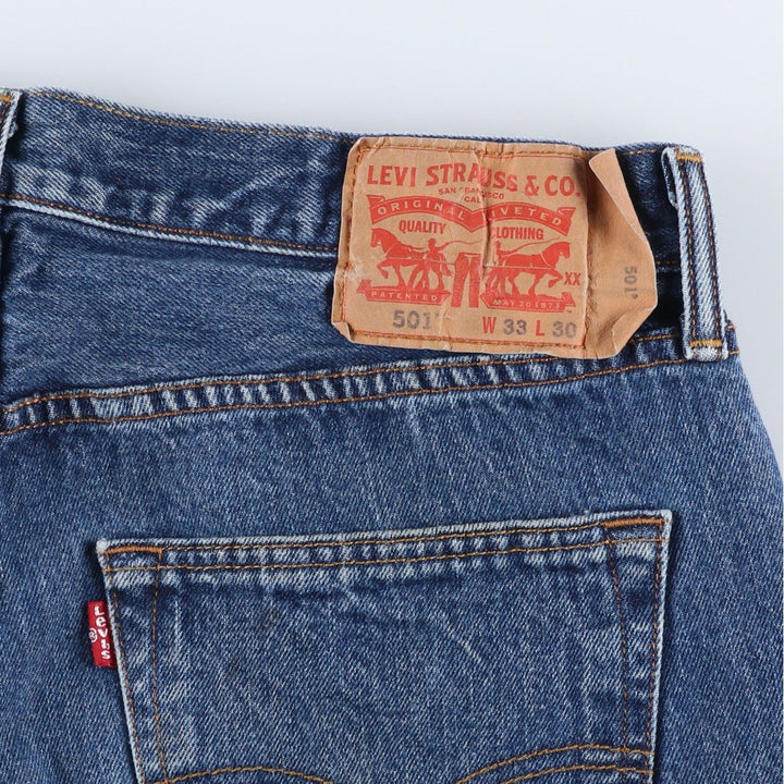 Levi's 501-0194 Straight Denim Pants, Men's, Size W34 cotton blue type Vintage Second Hand
