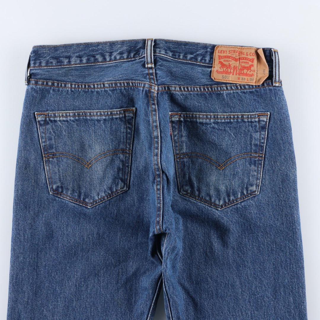Levi's 501-0194 Straight Denim Pants, Men's, Size W34 cotton blue type Vintage Second Hand