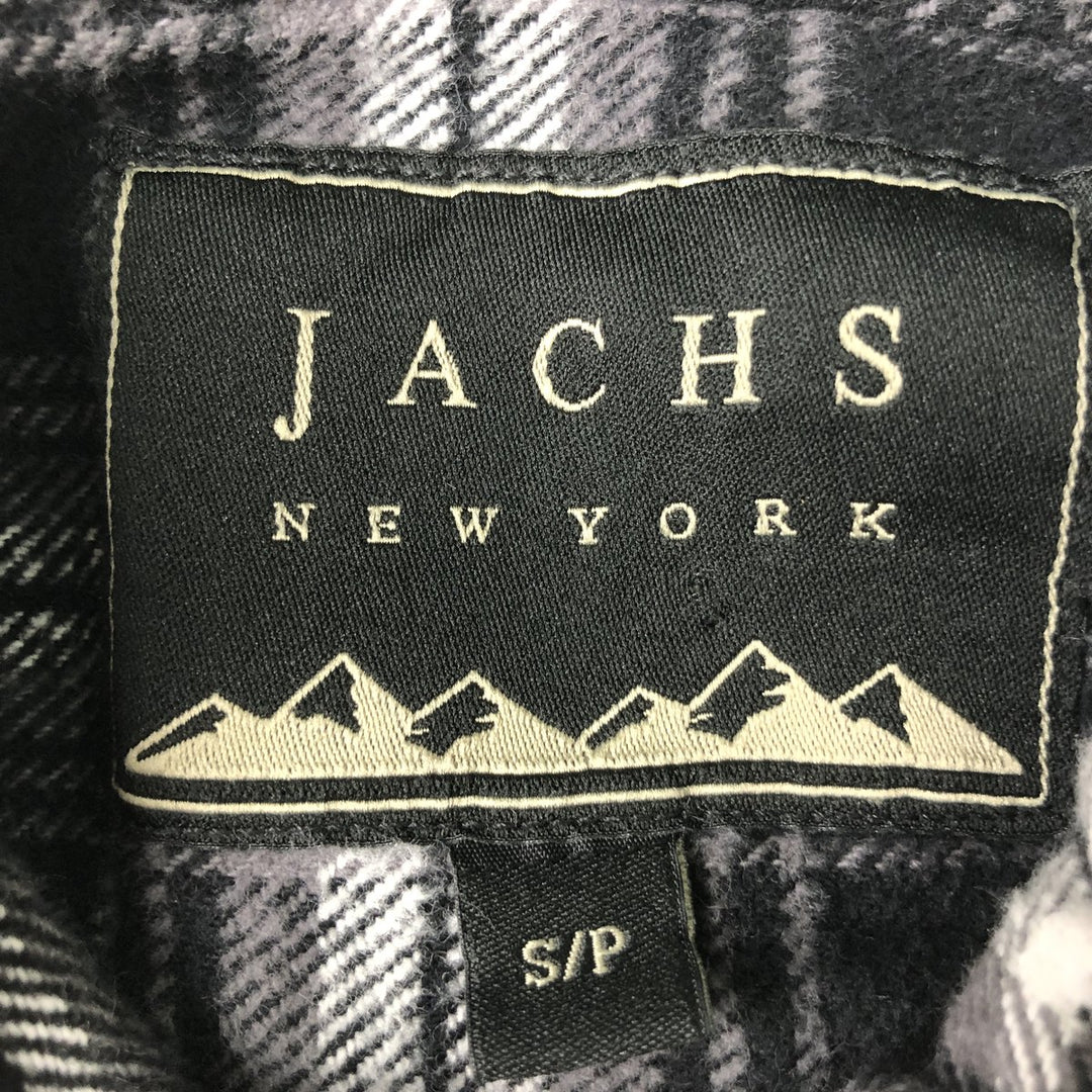 JACHS NEW YORK Tartan Check Long Sleeve Flannel Check Shirt, Women's Size Small cotton white type Vintage Second Hand