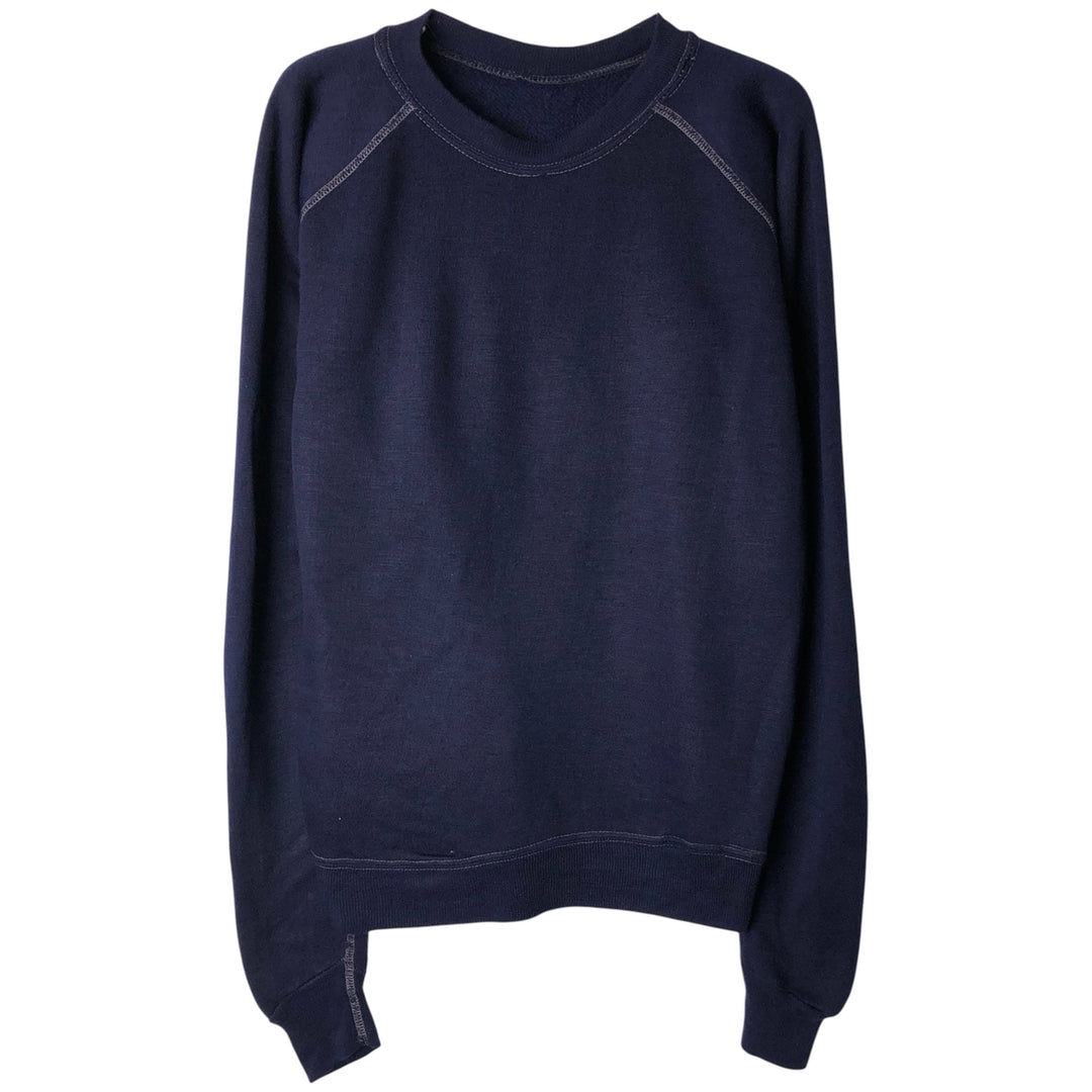 Vintage plain blank sweatshirt, women's size M unclear navy blue type Vintage Second Hand