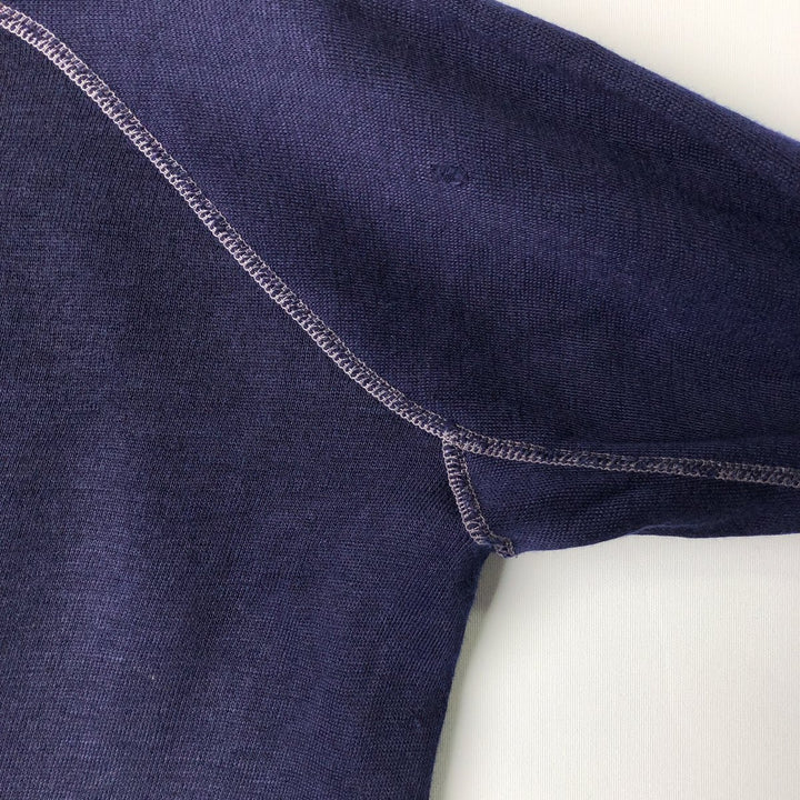 Vintage plain blank sweatshirt, women's size M unclear navy blue type Vintage Second Hand