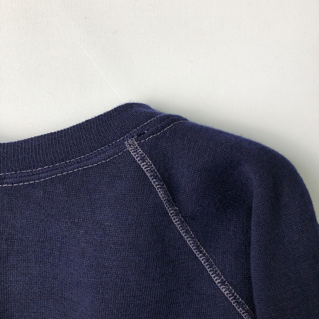 Vintage plain blank sweatshirt, women's size M unclear navy blue type Vintage Second Hand