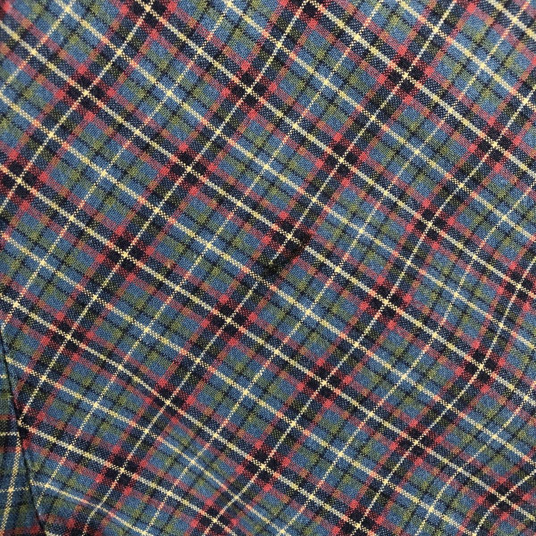 Ralph Lauren Classic Fit Long Sleeve Button Down Check Shirt Men's Size L cotton red type Vintage Second Hand