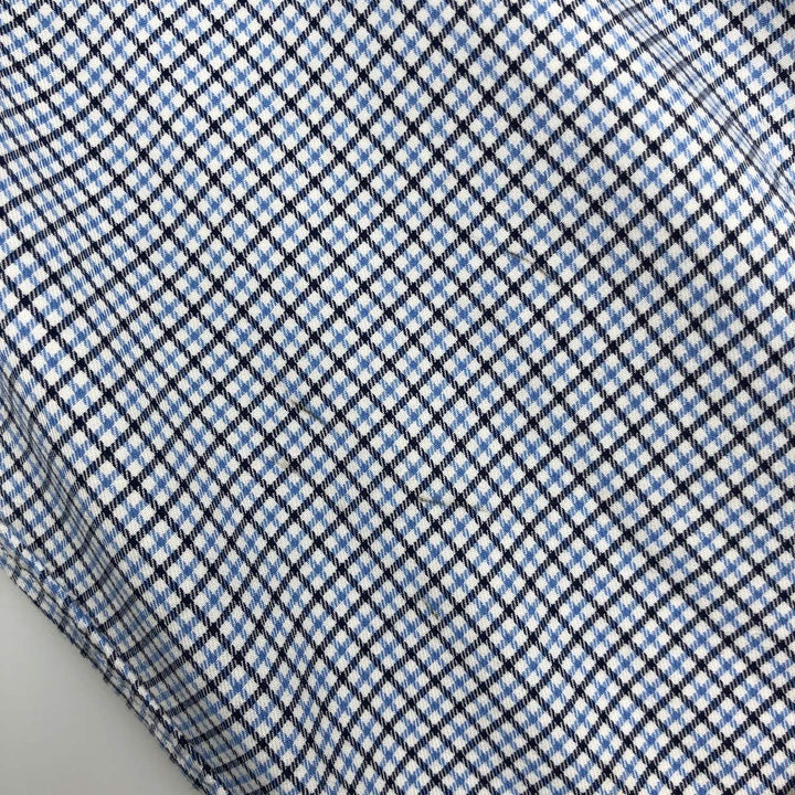 Ralph Lauren Classic Fit Long Sleeve Button Down Check Shirt Men's M cotton black type Vintage Second Hand