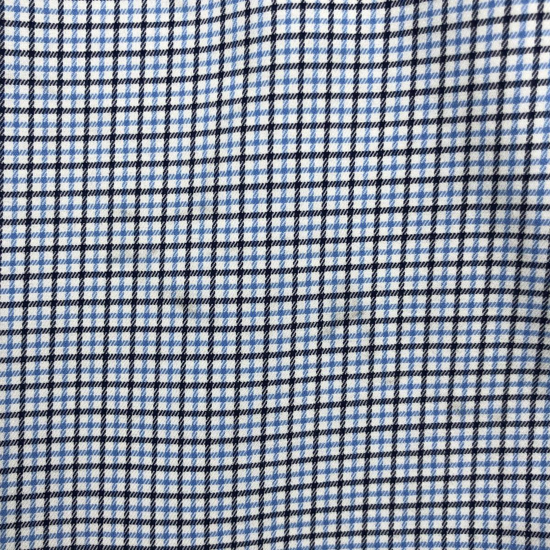 Ralph Lauren Classic Fit Long Sleeve Button Down Check Shirt Men's M cotton black type Vintage Second Hand