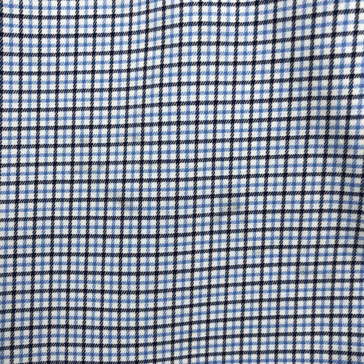 Ralph Lauren Classic Fit Long Sleeve Button Down Check Shirt Men's M cotton black type Vintage Second Hand