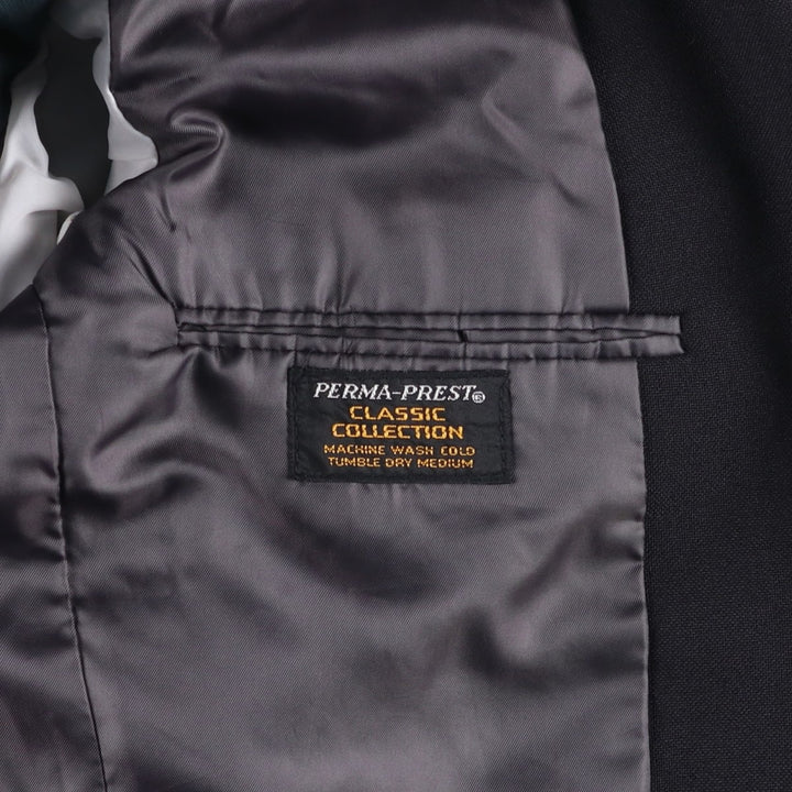 CLASSIC COLLECTION PREMA-PREST Blazer, Tailored Jacket, Made in USA, Men's Size Medium polyester black type Vintage Second Hand