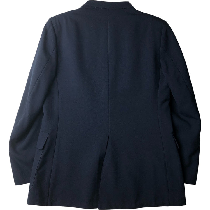 MARTYS Navy Blazer Tailored Jacket, Made in USA, Women's Size L (approx.) unclear navy blue type Vintage Second Hand