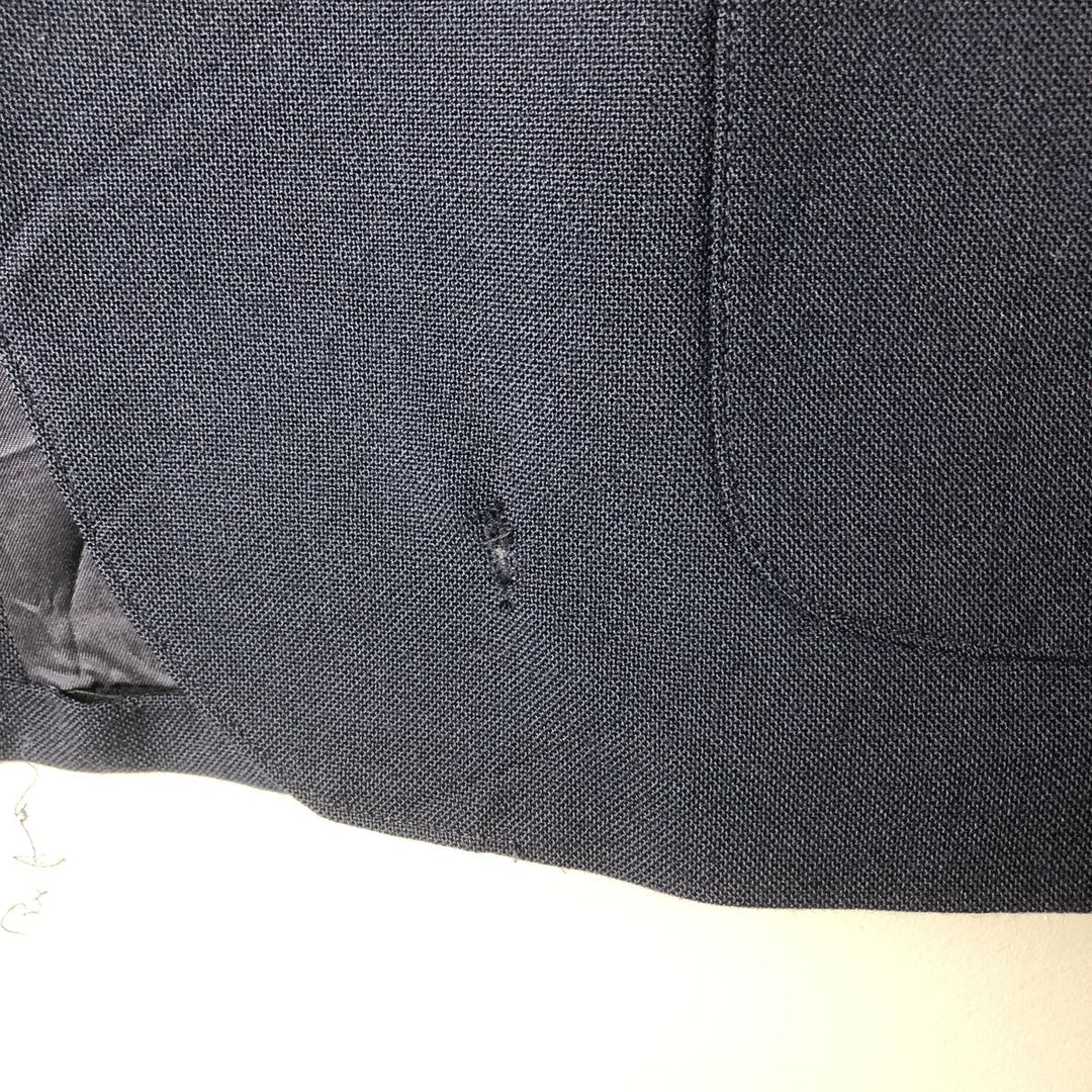 MARTYS Navy Blazer Tailored Jacket, Made in USA, Women's Size L (approx.) unclear navy blue type Vintage Second Hand