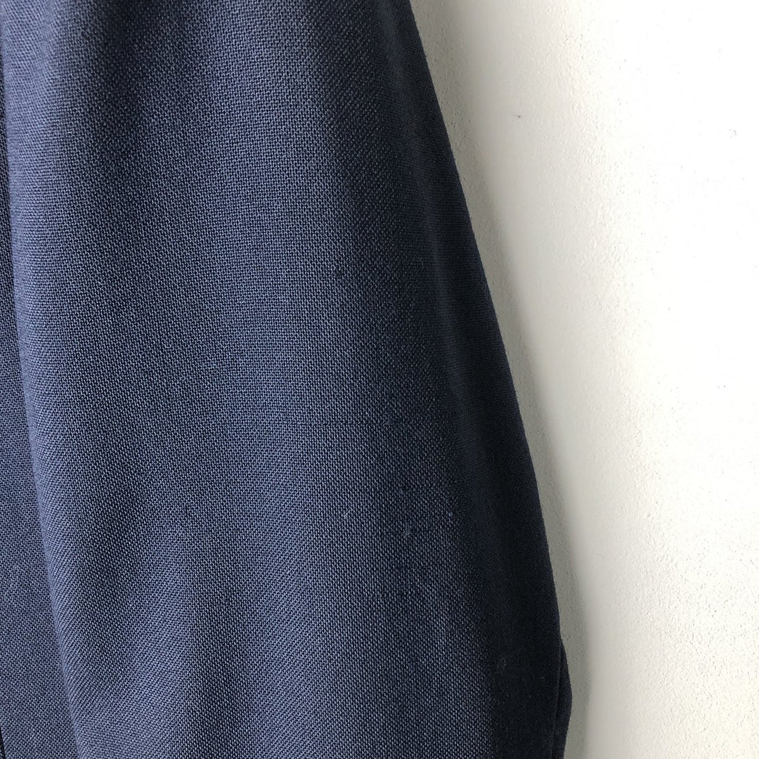 MARTYS Navy Blazer Tailored Jacket, Made in USA, Women's Size L (approx.) unclear navy blue type Vintage Second Hand