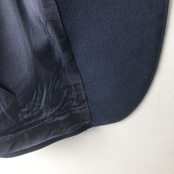 MARTYS Navy Blazer Tailored Jacket, Made in USA, Women's Size L (approx.) unclear navy blue type Vintage Second Hand